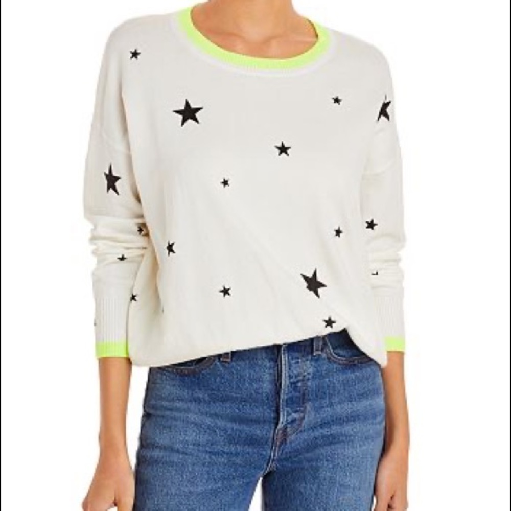 AQUA Star Print Sweater 💯 Exclusive